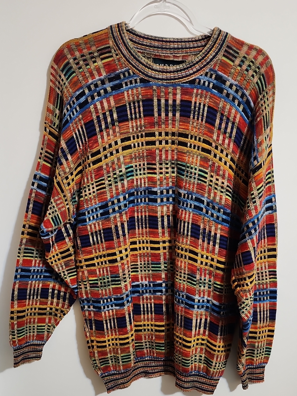 Vintage TUNDRA Multicolor Crewneck Sweater for Men